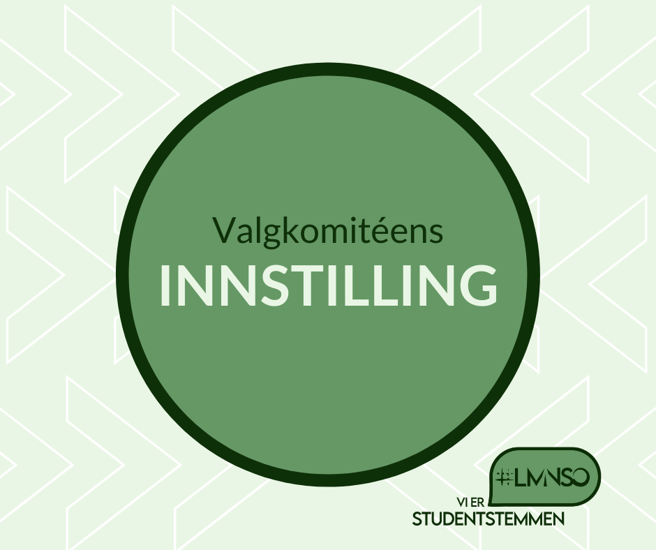 Valgkomiteens innstilling til NSOs AU og sentralstyre 2022 &ndash; 2023