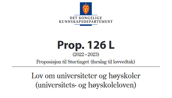 7 viktige endringsforslag i UH-loven