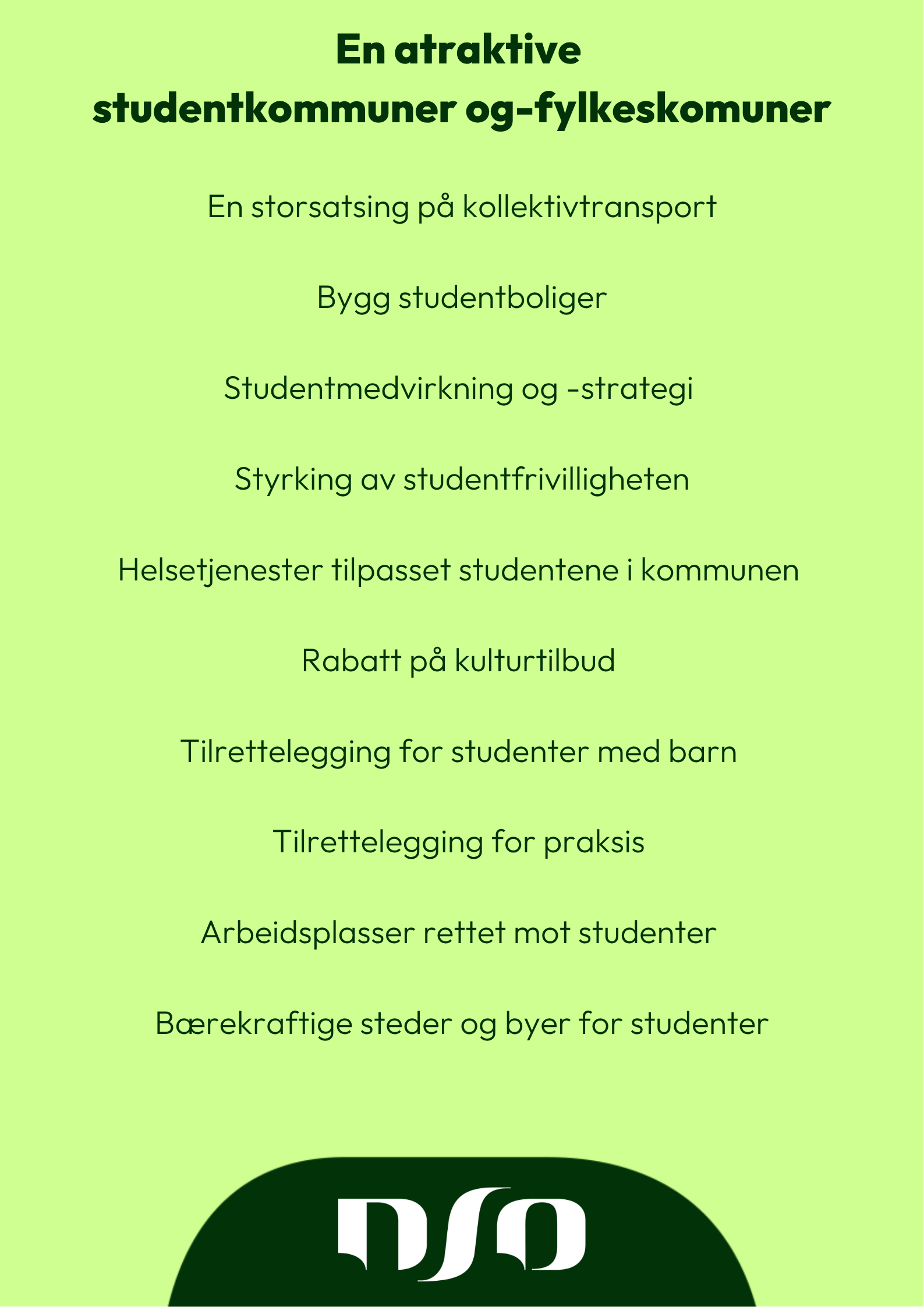 En atraktive studentkommuner og fylkeskomuner 26 27