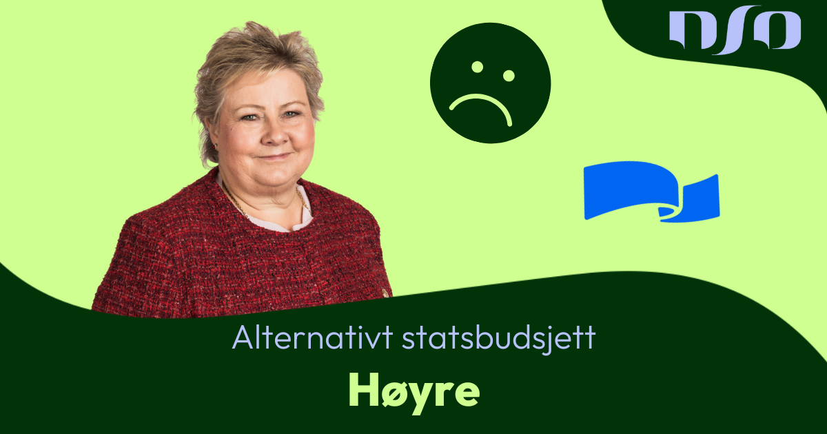 H&oslash;yre glemmer studentene i sitt budsjett