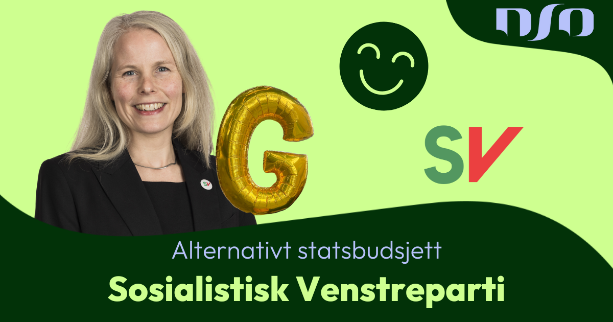 SV g&aring;r for G i sitt alternative budsjett