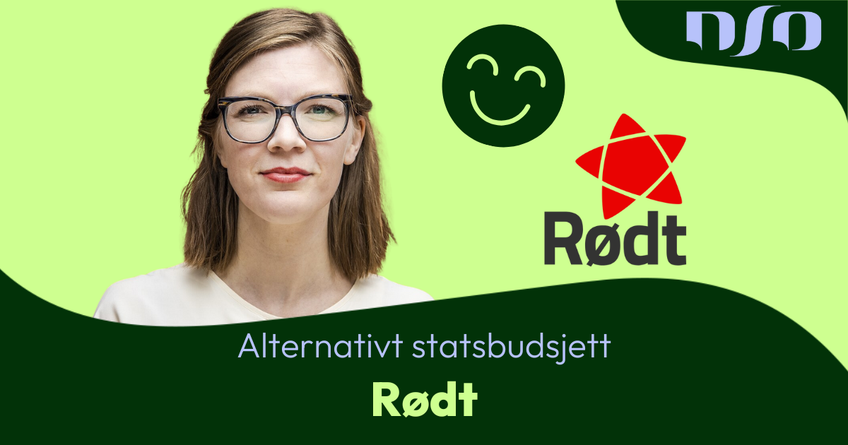 Grafikk: Alternativt budsjett Rødt