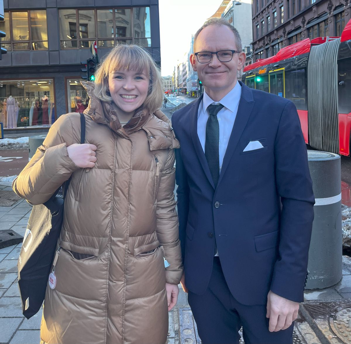 NSO gratulerer Oddmund L&oslash;kensgard Hoel som ny studentminister