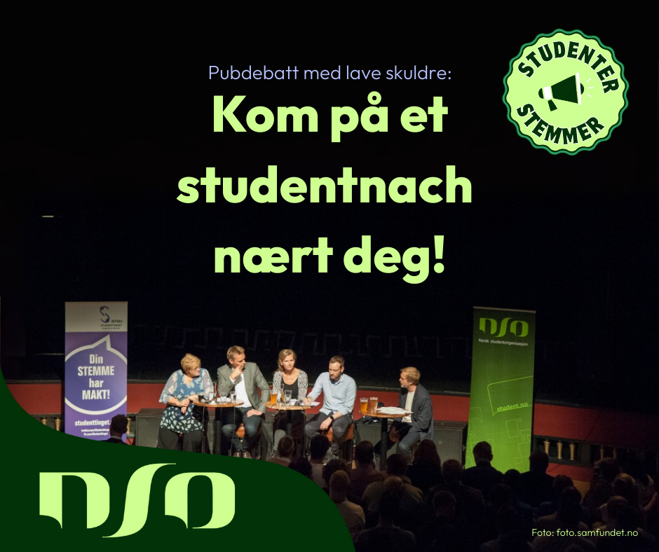 Et studentnach n&aelig;r deg - NSO skal f&aring; studenter til &aring; stemme