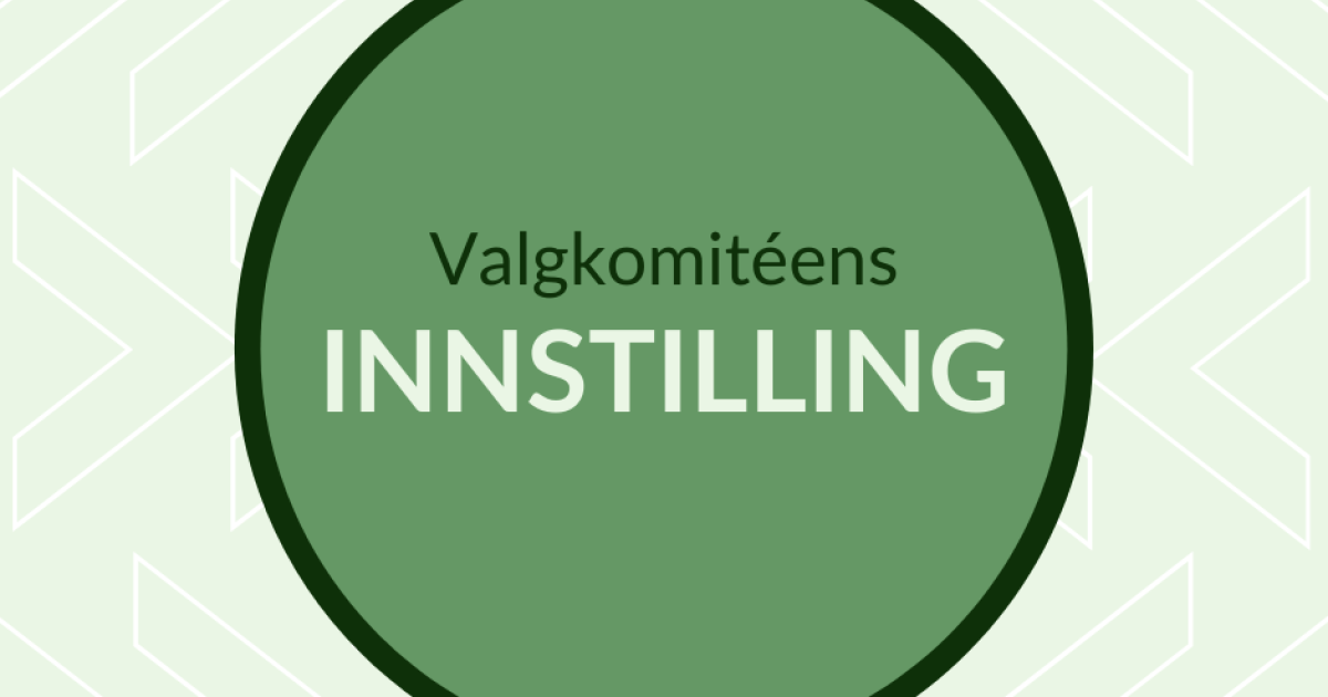 Valgkomiteens innstilling til NSOs AU og sentralstyre 2022 &ndash; 2023