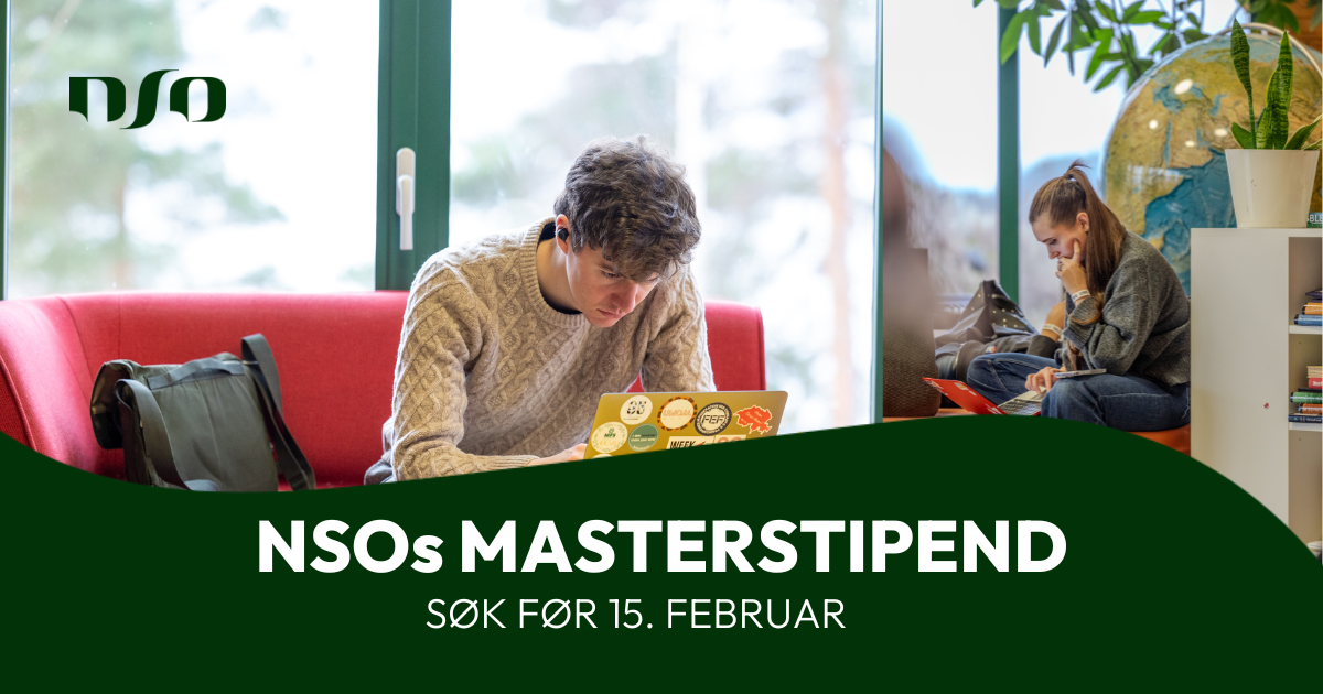 NSO lyser ut masterstipend