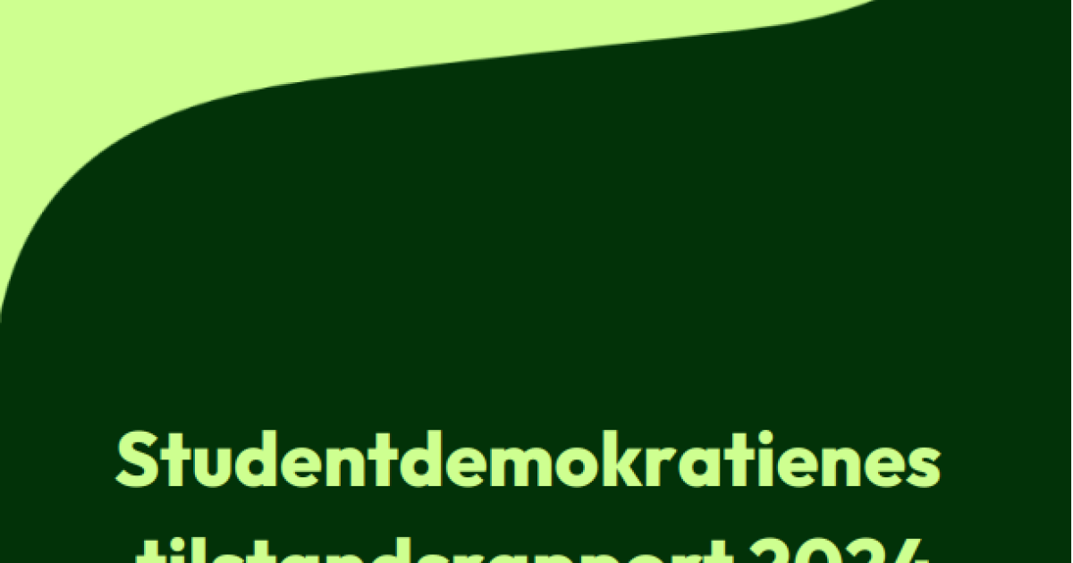Studentdemokratiene f&aring;r ikke det de har krav p&aring;