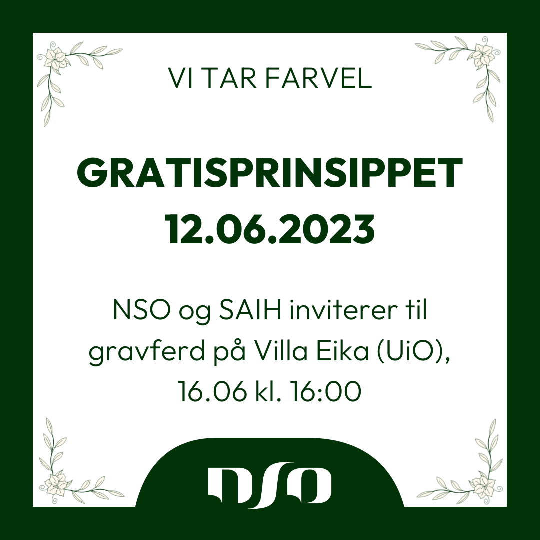 Invitasjon til gravferd for gratisprinsippet
