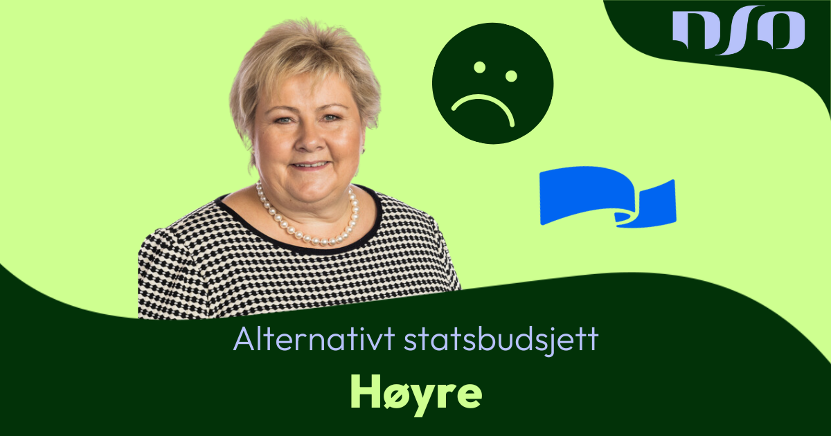 H&oslash;yre anerkjenner en svak student&oslash;konomi, men kommer med feil l&oslash;sning