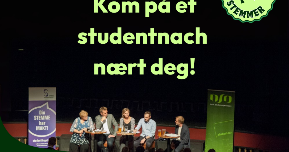 Et studentnach nær deg - NSO skal få studenter til å stemme