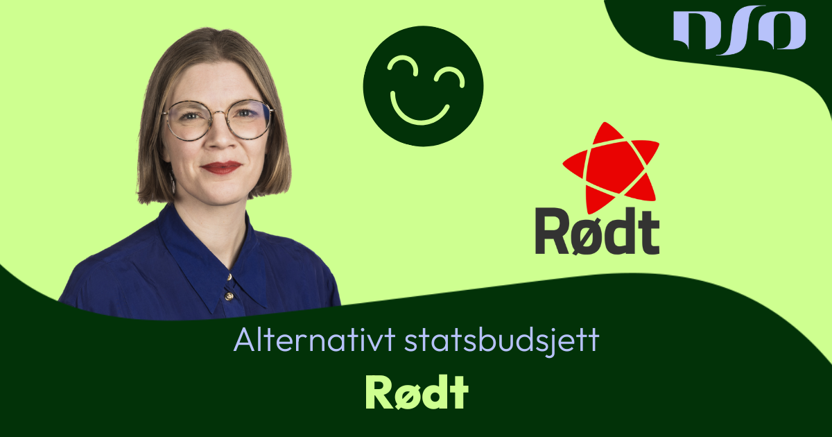 Rødt foreslår 15 000 kroner mer i studiestøtte i sitt alternative budsjett